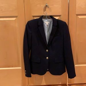 J.Crew Navy Blazer w/ Gold Details Size 0